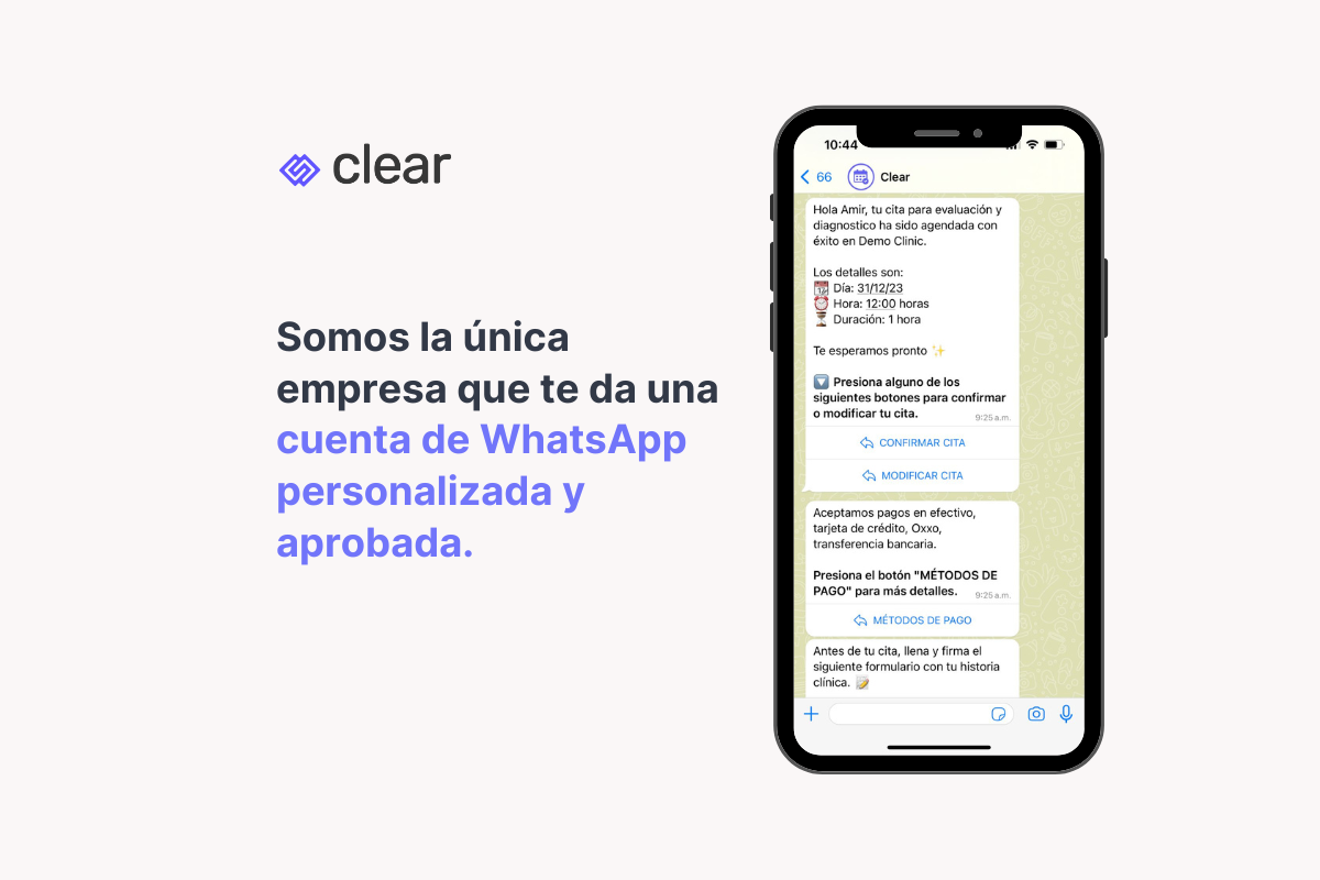 Software con Recordatorios automáticos para citas por WhatsApp